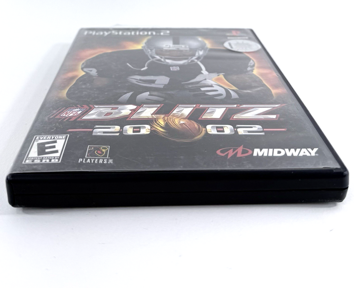 NFL Blitz 2002 (PlayStation 2, 2001) Game Case Manual Registration Card - Tested