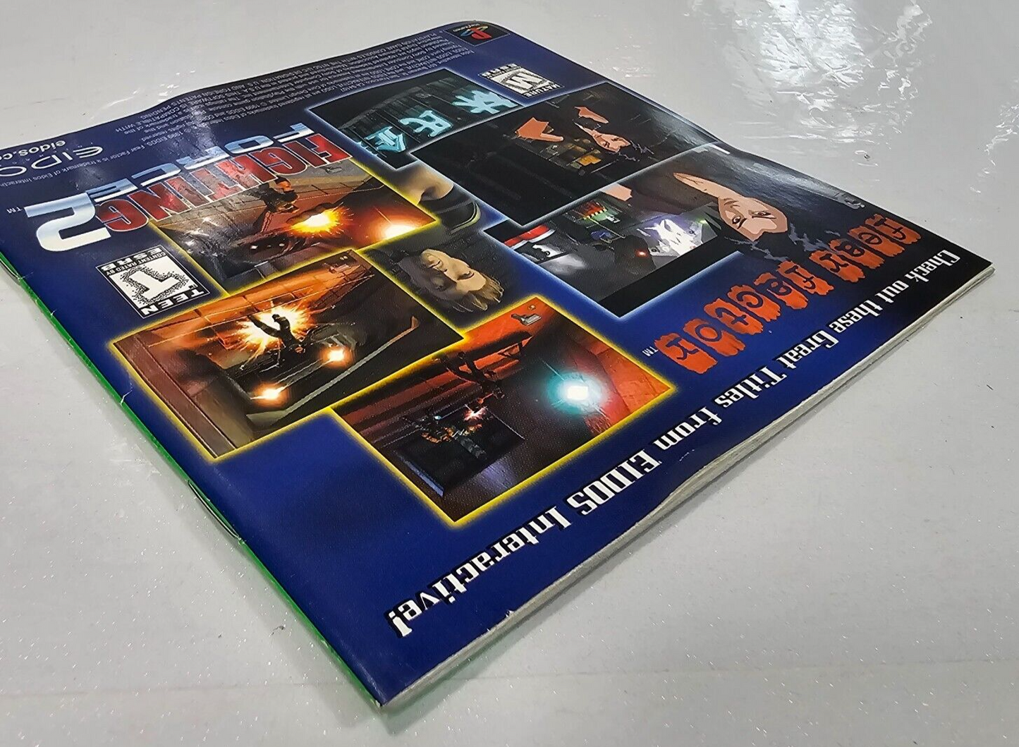 Tomb Raider 2 Greatest Hits (PlayStation 1, 1997) Game Case Manual Registration