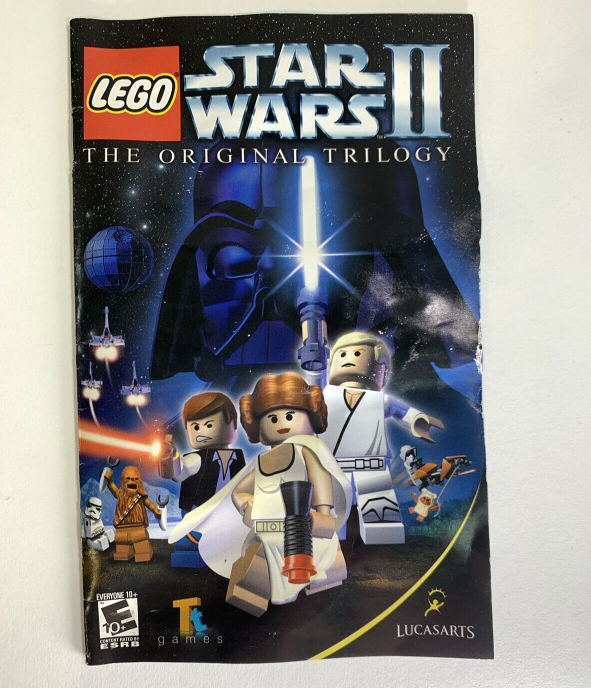 LEGO Star Wars II: The Original Trilogy (PlayStation 2, 2006) Game Case Manual