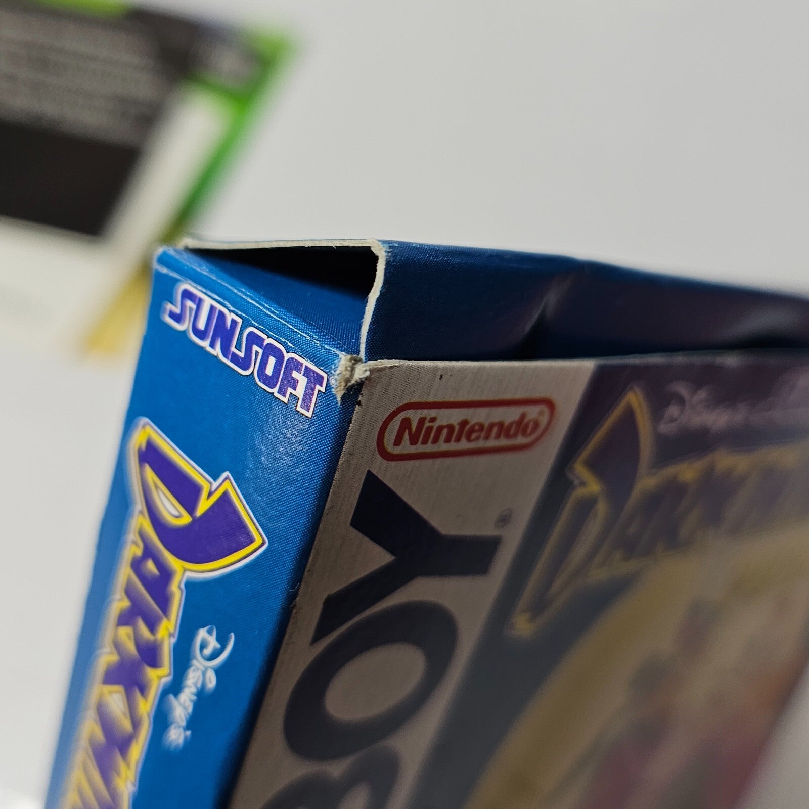 Darkwing Duck (Nintendo Gameboy, 1993) Game Box Manual Inserts CIB Complete 