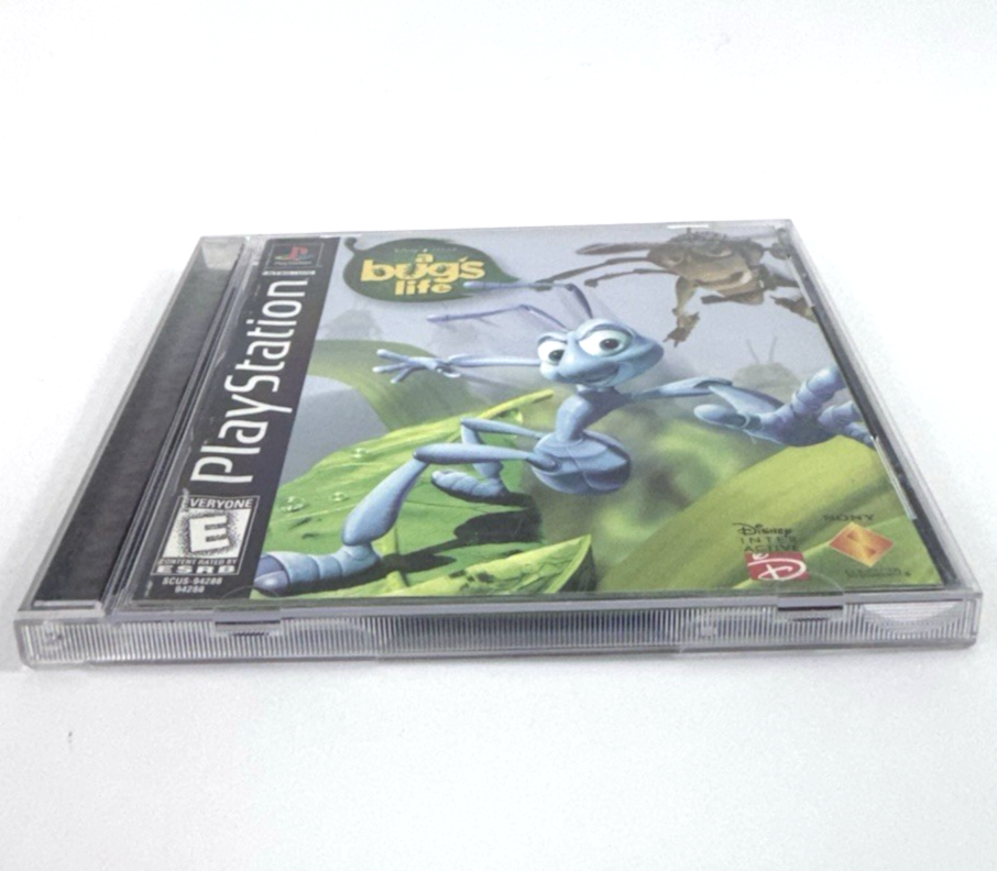 A Bug's Life (Sony PlayStation 1, 1998) Game Case Manual - Tested and Working