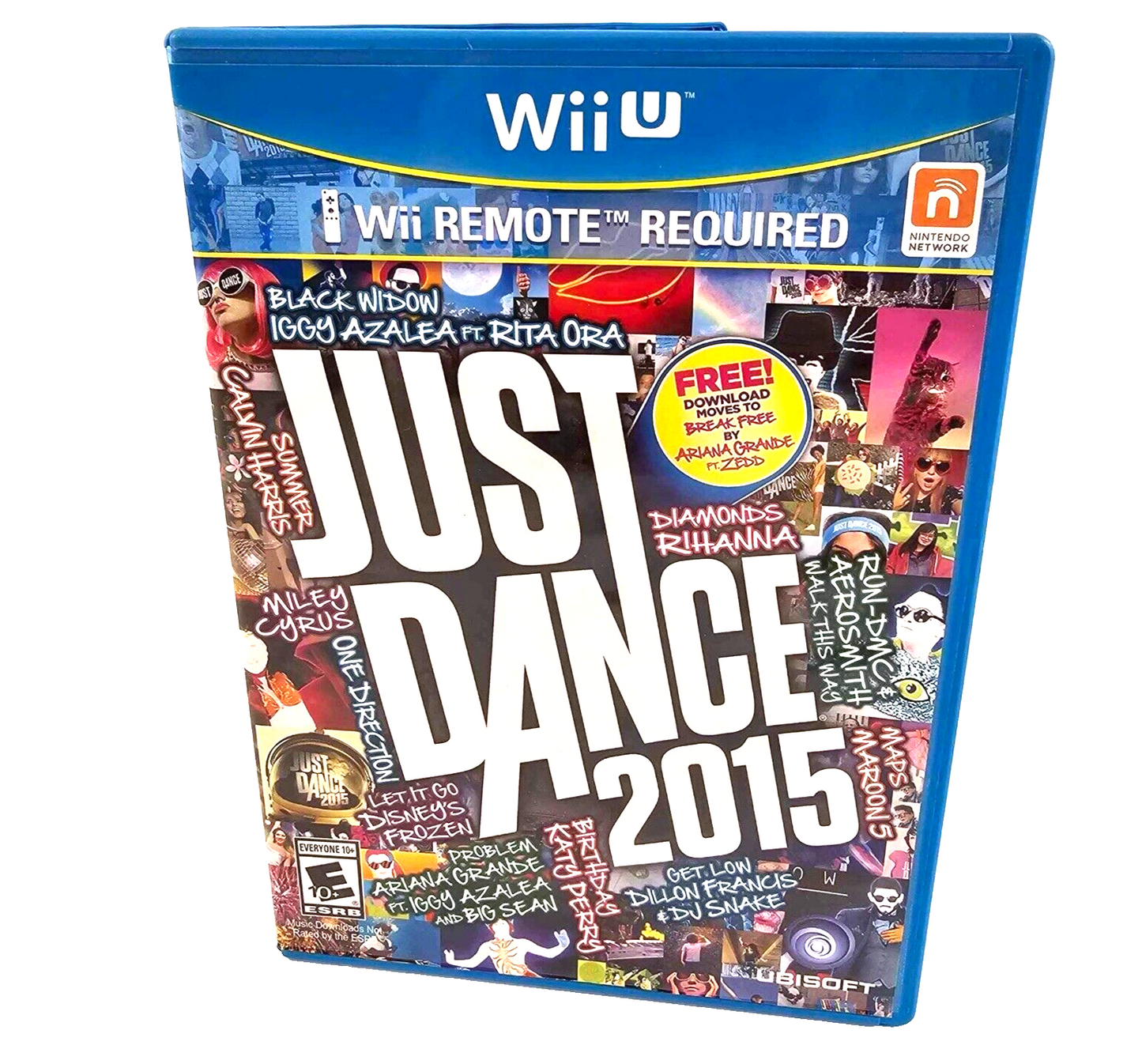 Just Dance 2015 (Nintendo Wii U, 2014) Game Case Manual - Tested