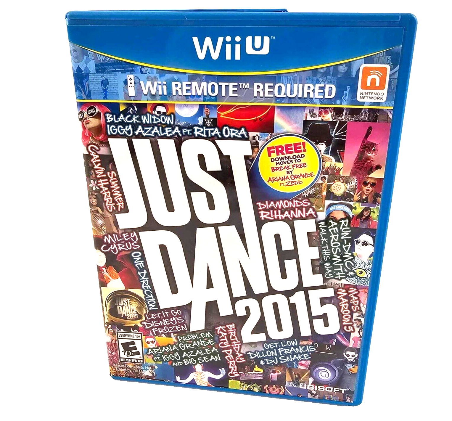 Just Dance 2015 (Nintendo Wii U, 2014) Game Case Manual - Tested