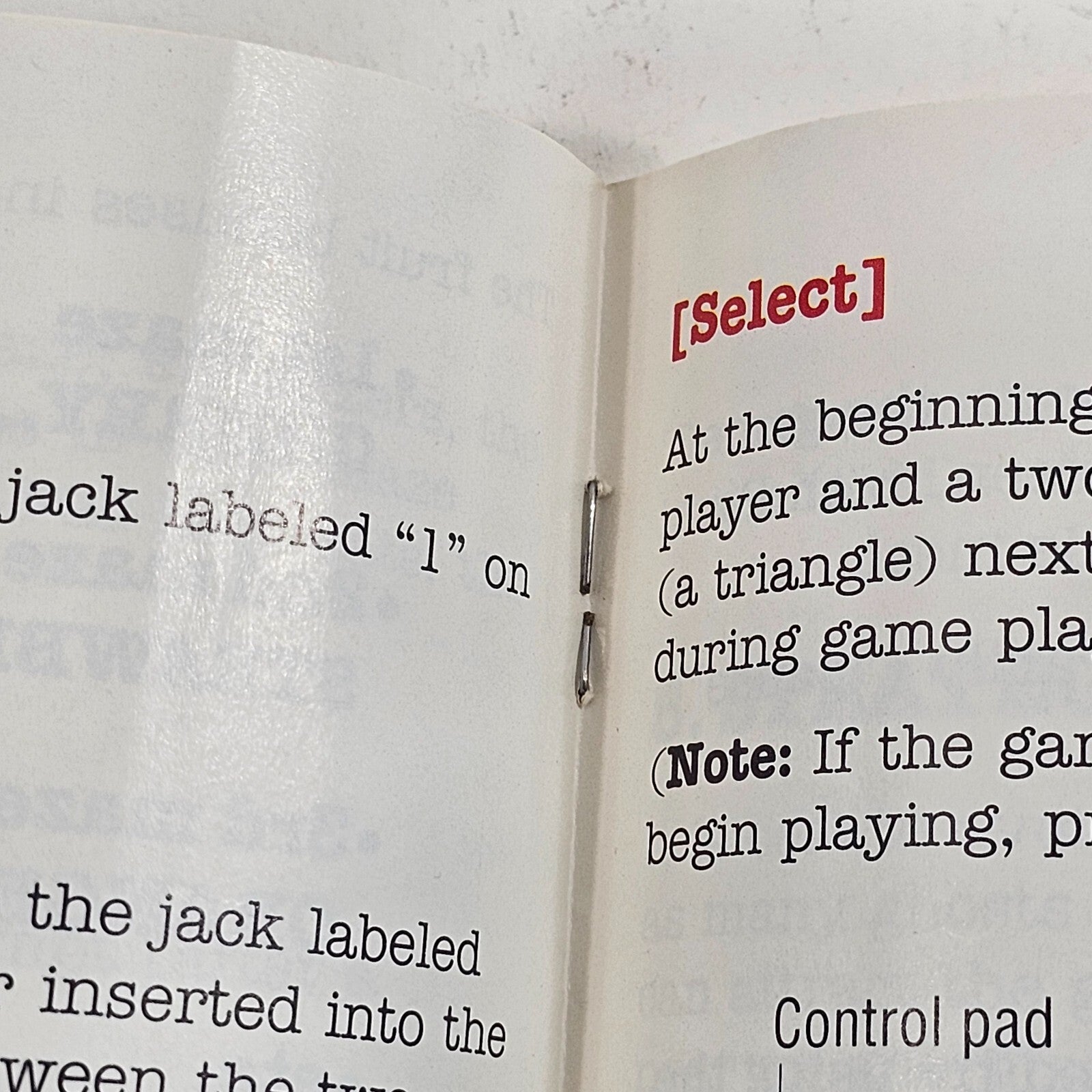 PAC-MAN (Nintendo Entertainment System, 1990) Gold Instruction Booklet Only