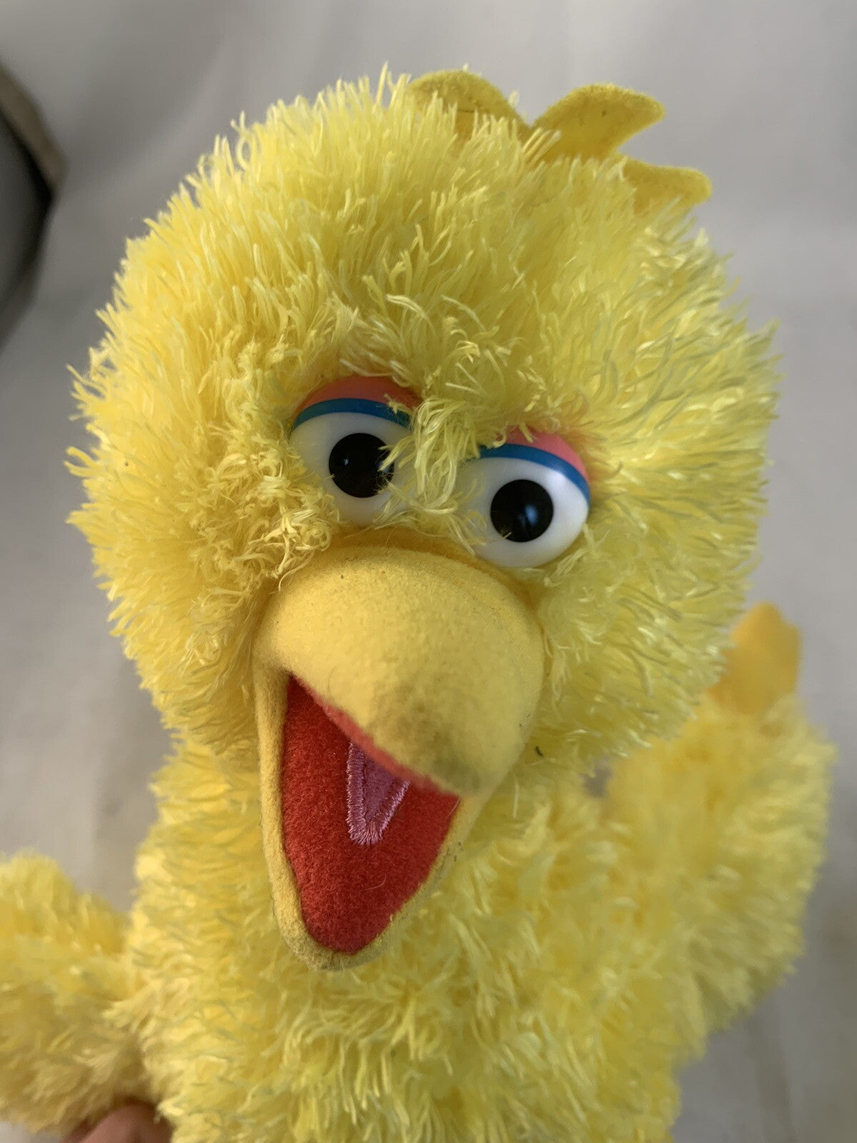 Big Bird Sesame Street Plush 2015 Stuffed Animal Toy 14" Yellow Soft