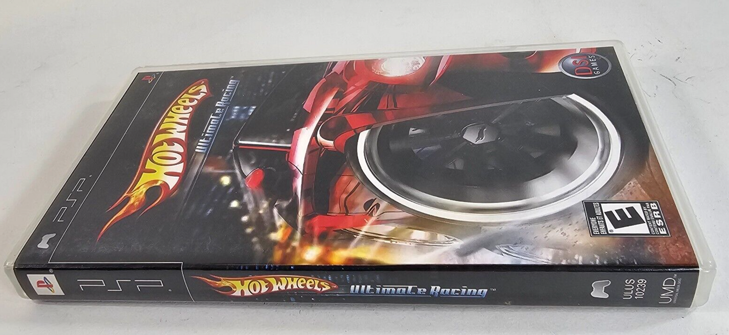 Hot Wheels Ultimate Racing (Sony PlayStation PSP, 2007) Game Case Manual