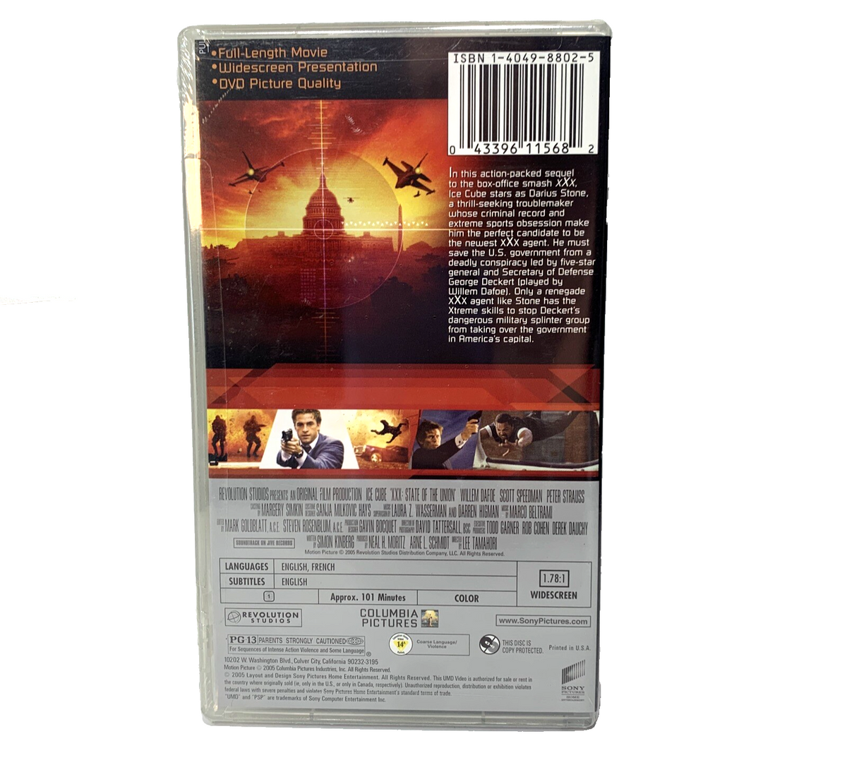 XXX: State of the Union (PSP UMD, 2005) New, Factory Sealed Movie