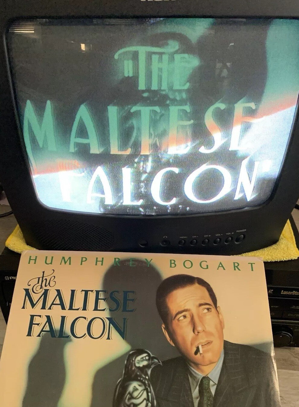 The Maltese Falcon (Laserdisc, 1989)  Black and White 1941 Film - Tested