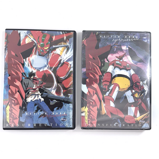 Getter Robo: Armageddon Resurrection & Transfiguration (DVD, 2001) ADV Films