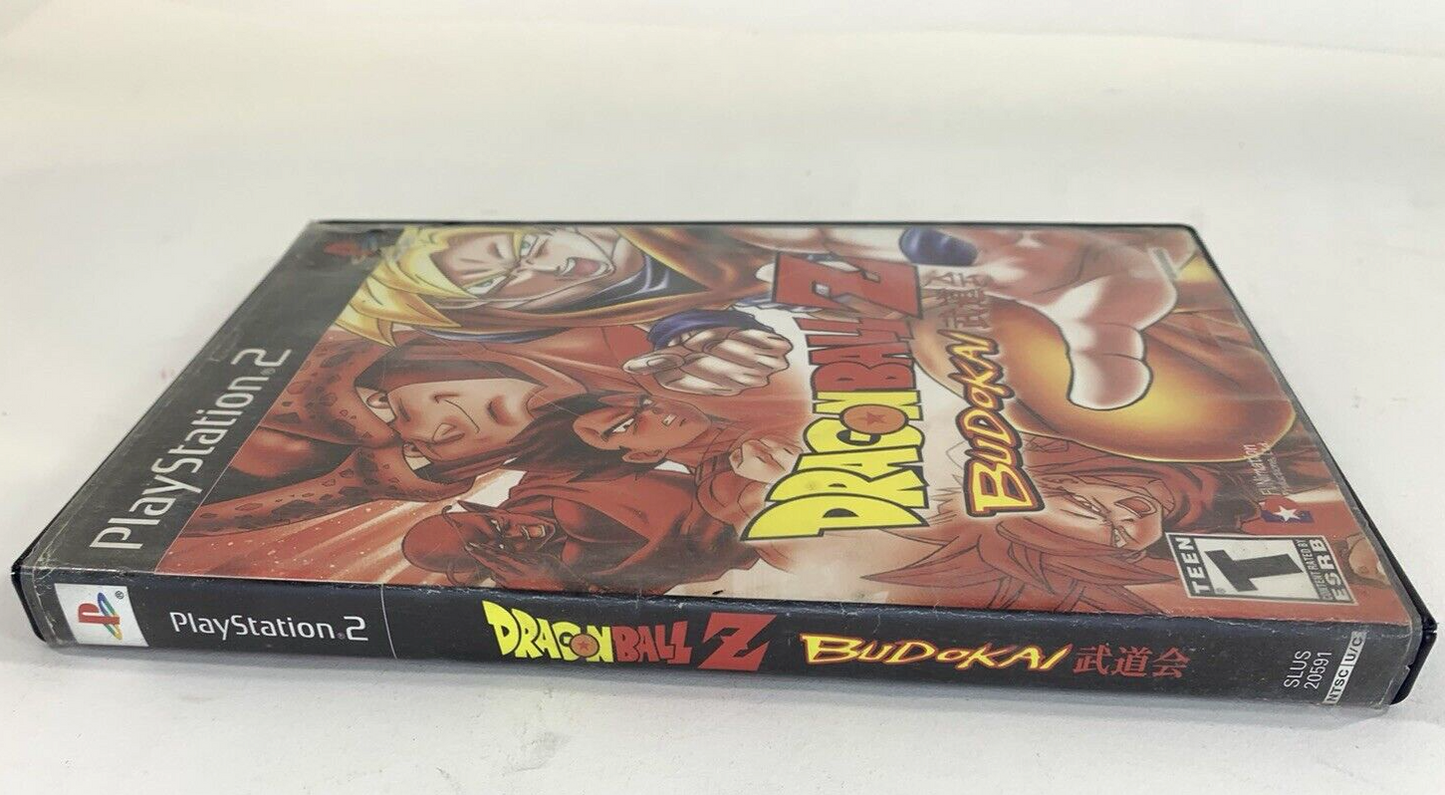 Dragon Ball Z: Budokai (Playstation 2, 2002) Game and Case - Tested and Working
