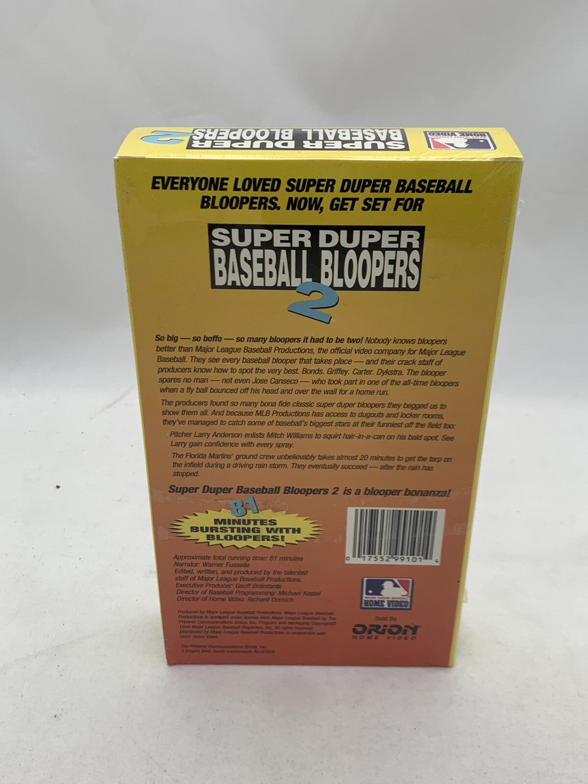 Super Duper Baseball Bloopers 2 (VHS, 1994) New, Factory Sealed