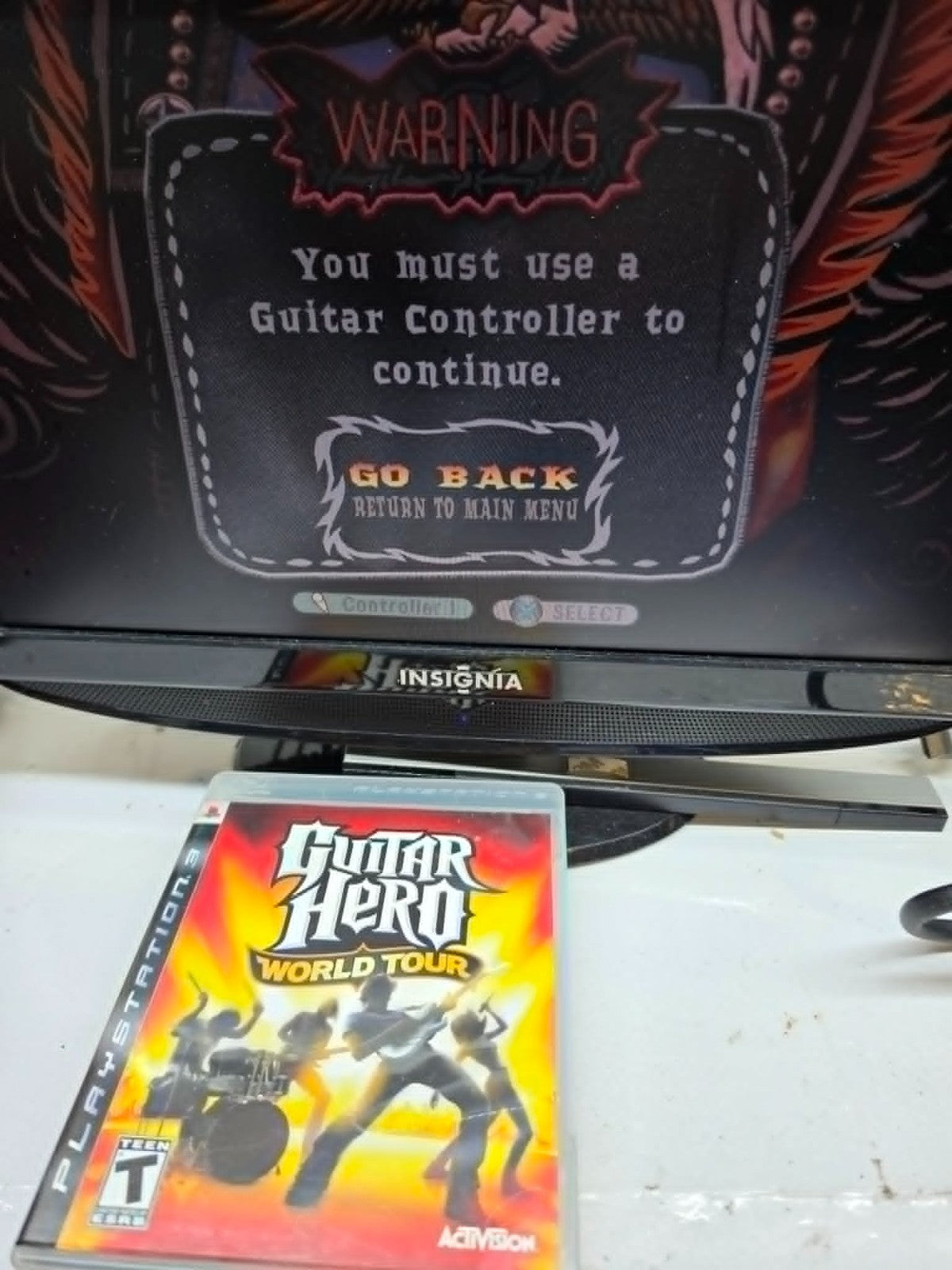 Guitar Hero World Tour (Sony PlayStation 3, 2008) Game, Case and Manual - Tested