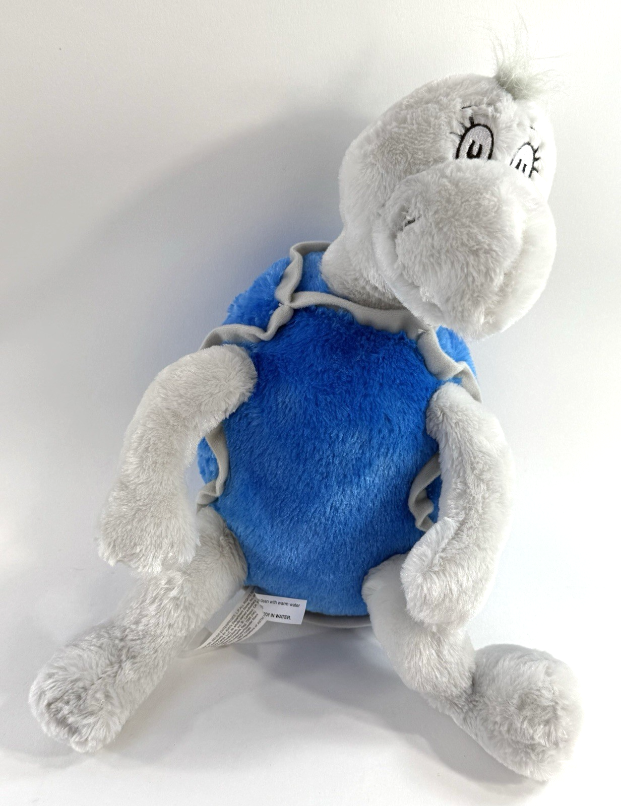 Kohls Cares Dr. Seuss 14” Yertle the Turtle Grey/Blue Plush