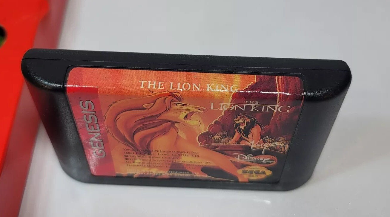 The Lion King (Sega Genesis, 1994) Game Box Manual Insert - Tested and Working