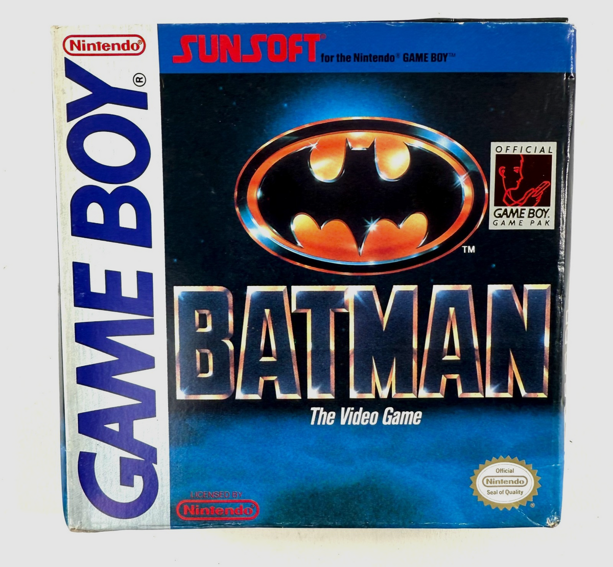 Batman: The Video Game (Nintendo Gameboy, 1990) Game Manual Box Inserts - Tested