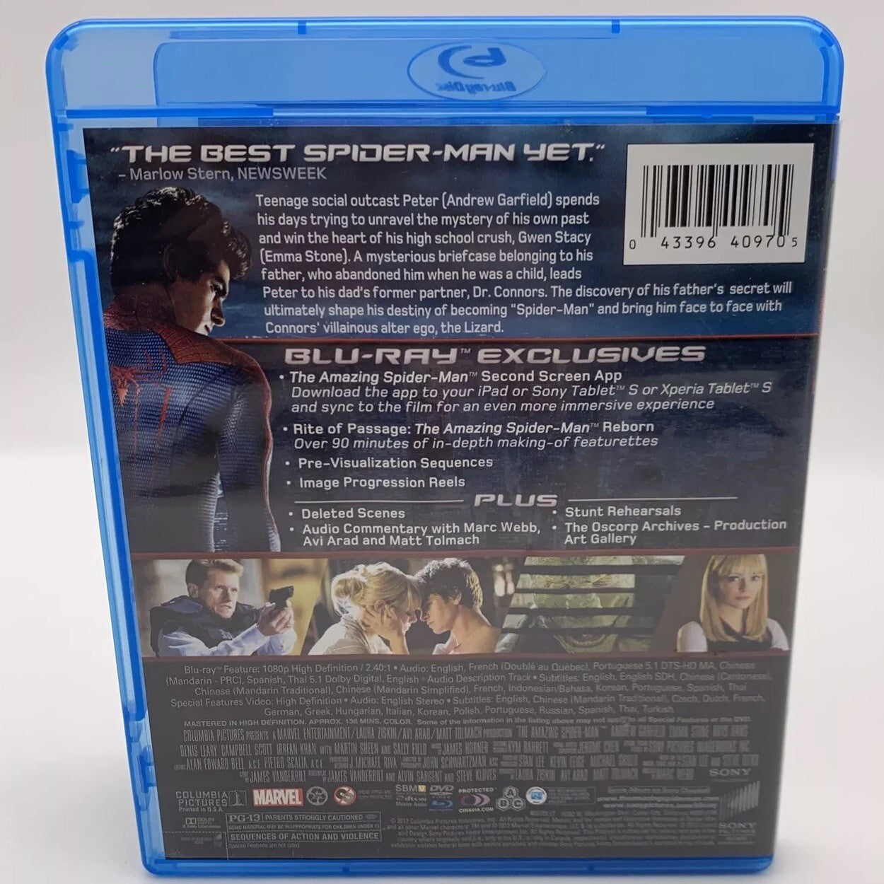 The Amazing Spider-Man (Blu-ray/DVD combo, 2012)