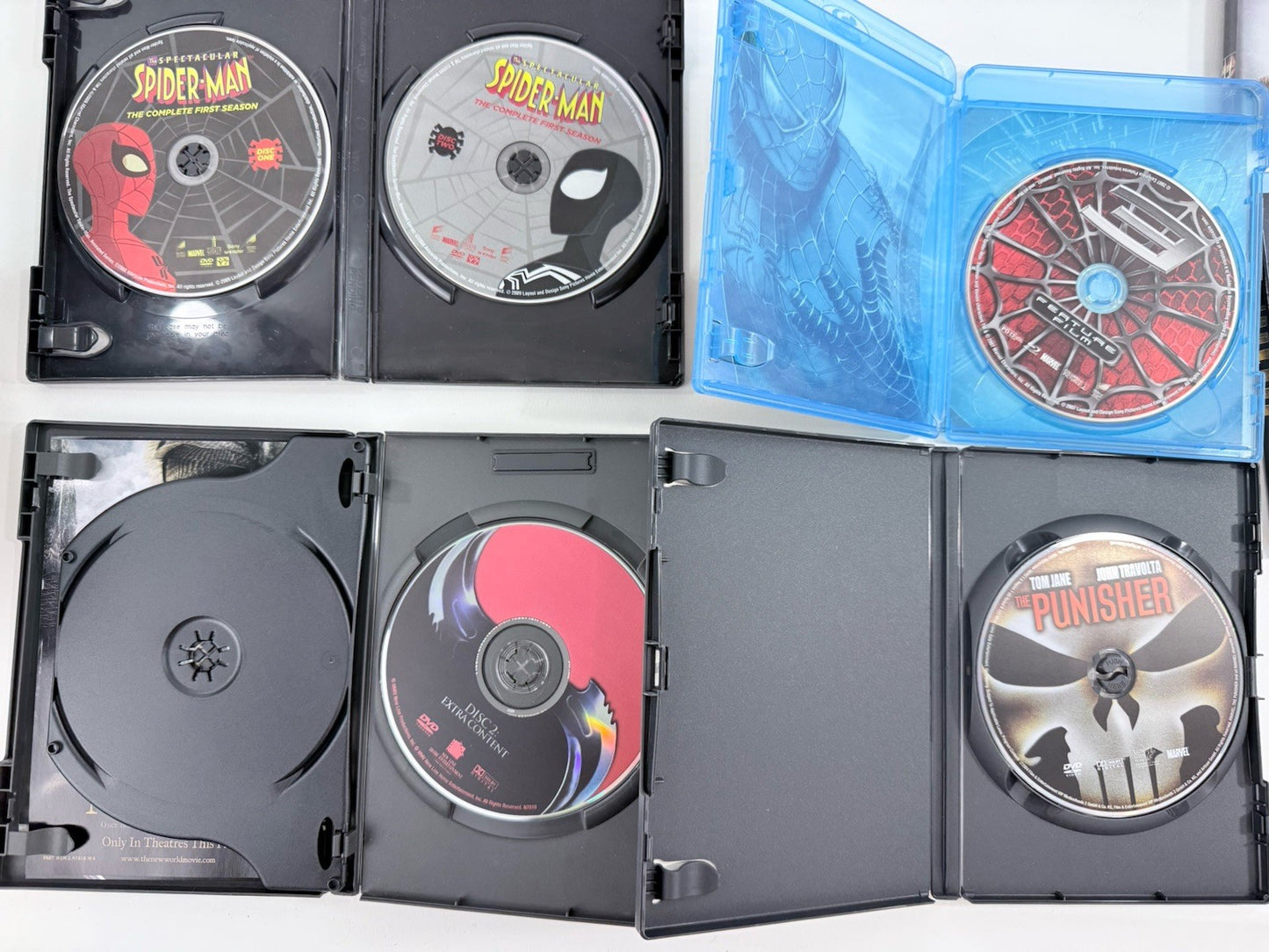 Marvel MCU 16 Film Collection (Blu-ray/DVD) Blade Trilogy, X-Men, and More