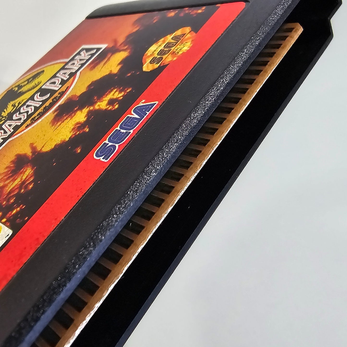 Jurassic Park (Sega Genesis, 1993) Game and Case with Hangtab - Tested