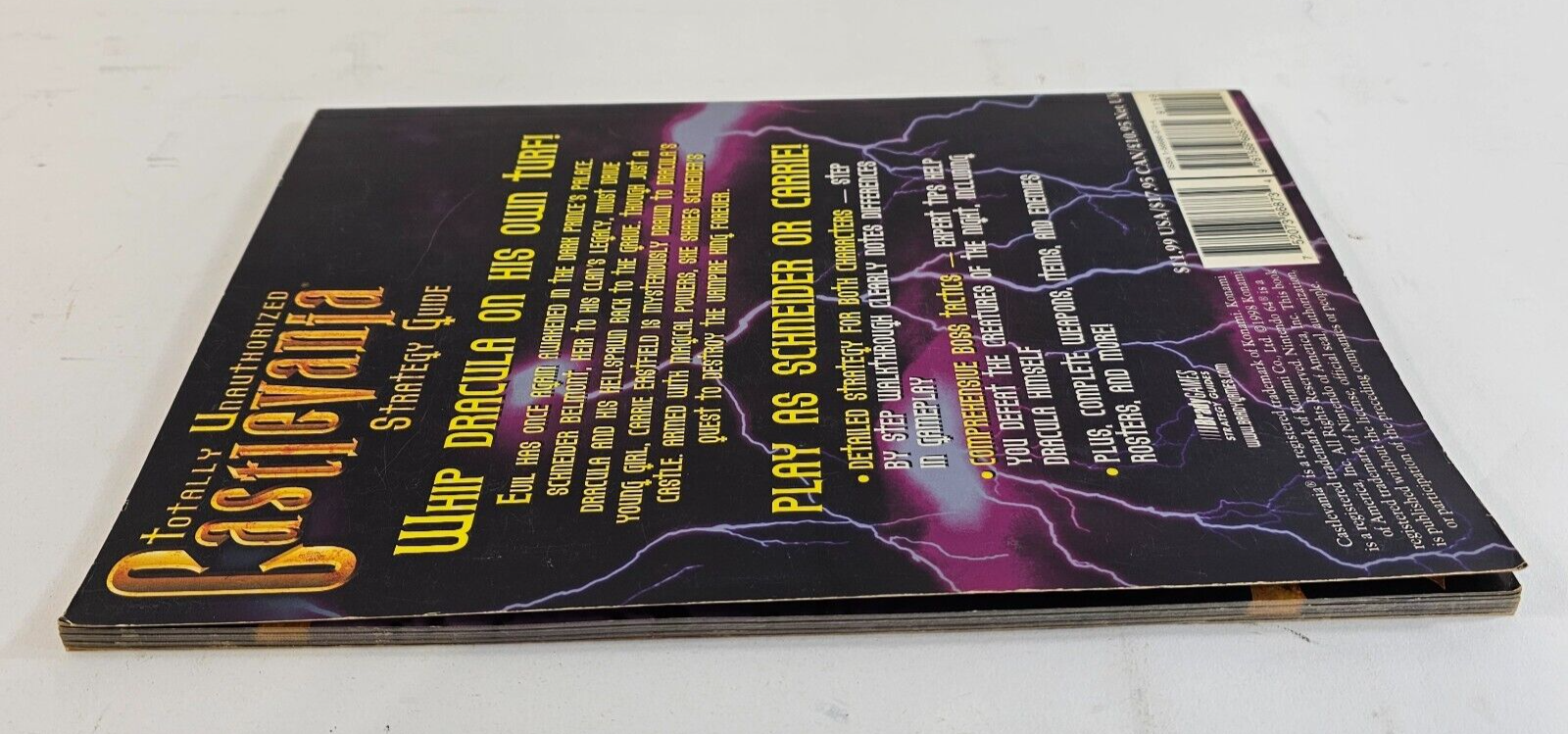 Castlevania Totally Unauthorized Strategy Guide (1999, Trade Paperback)