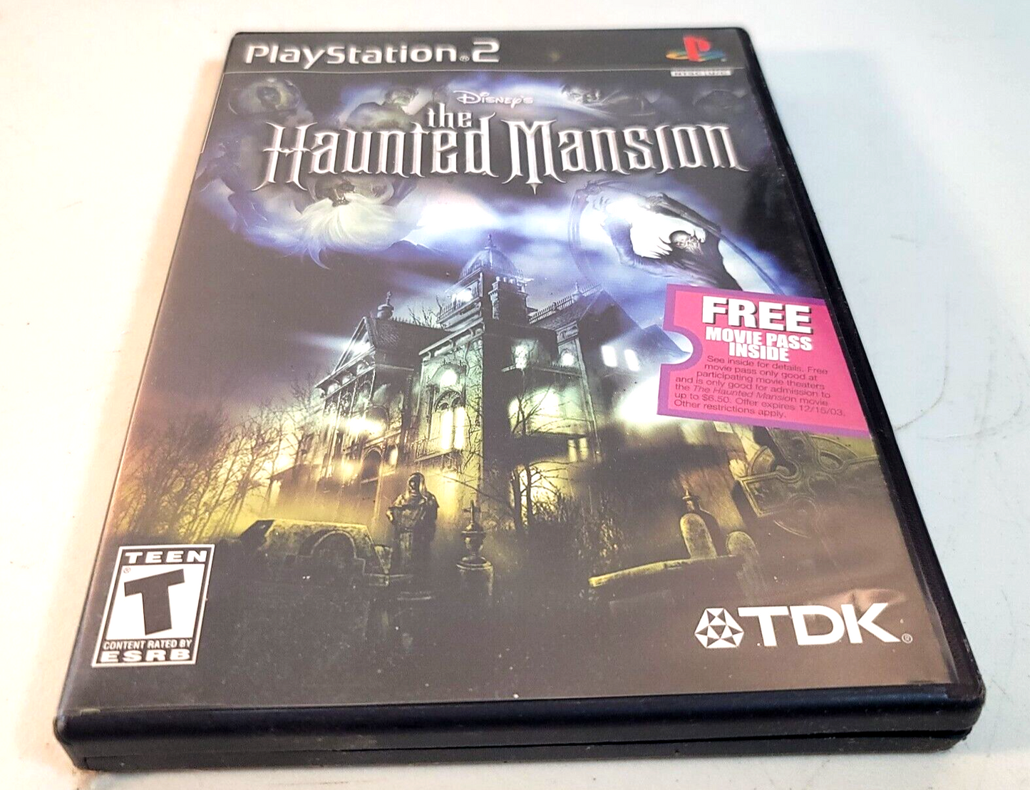 Disney's The Haunted Mansion (Sony PlayStation 2, 2003) Game Case Manual - Works