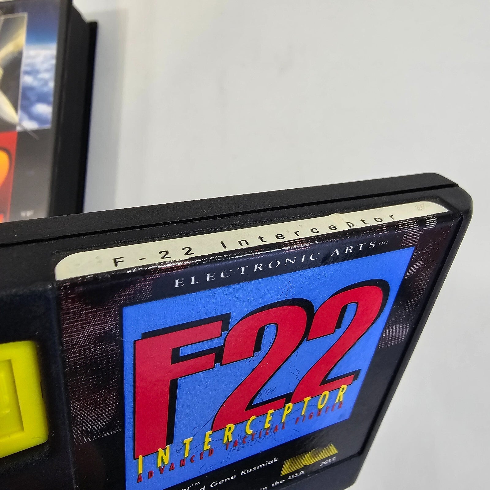 F22 Interceptor (Sega Genesis, 1991) Game and Case - Tested