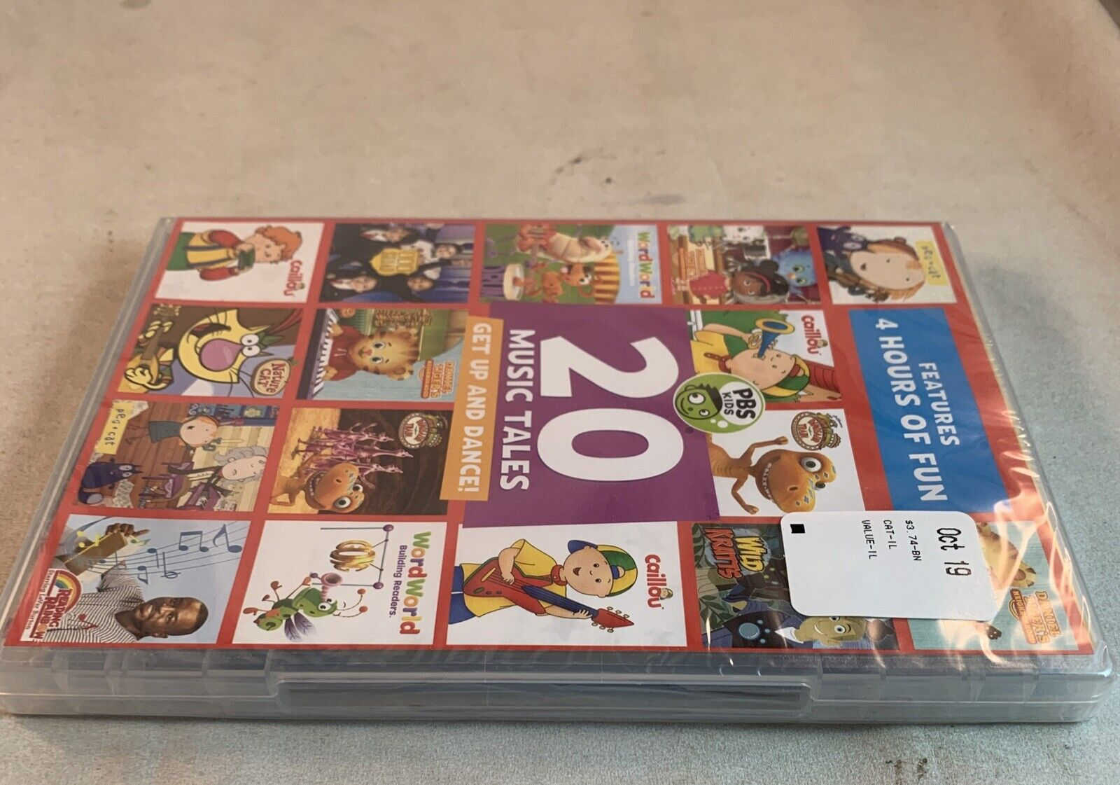 PBS Kids: 20 Music Tales - Get Up And Dance! (DVD, 2016) New, Factory Sealed