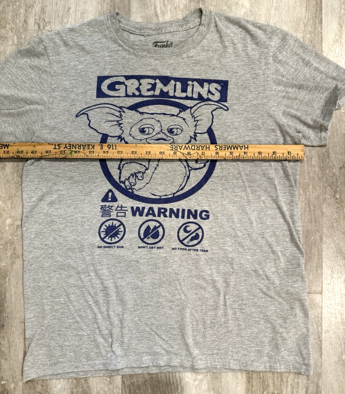 Funko Home Video Gremlins Size Medium Grey T-Shirt  - Target Exclusive