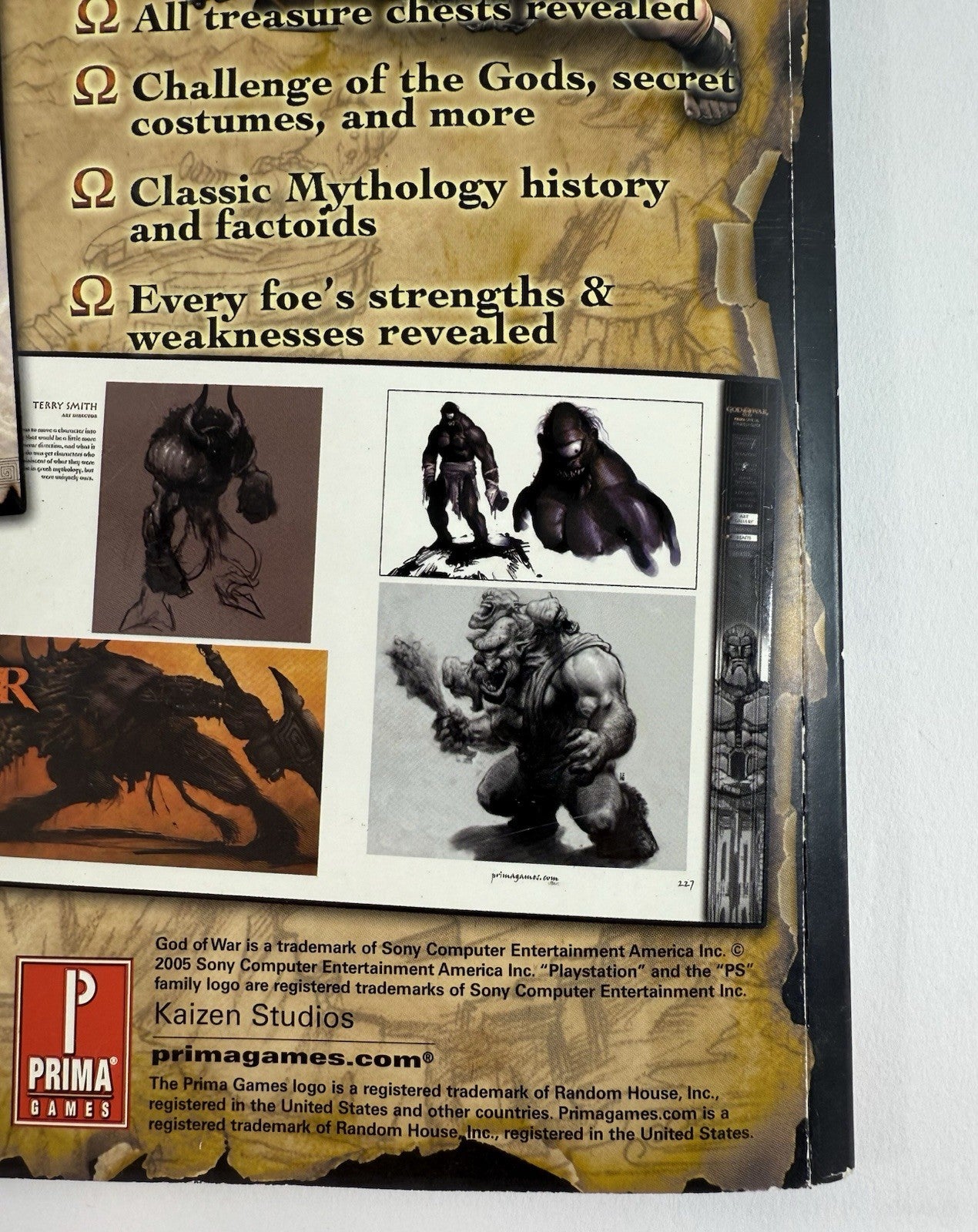 God of War : Prima Official Game Guide with DVD (2005, Prima)