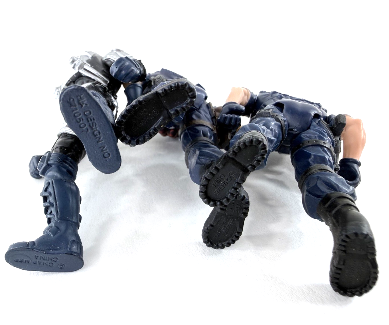 Chap Mei 3.75” Police Force/Soldier Force Action Figures With Accessories