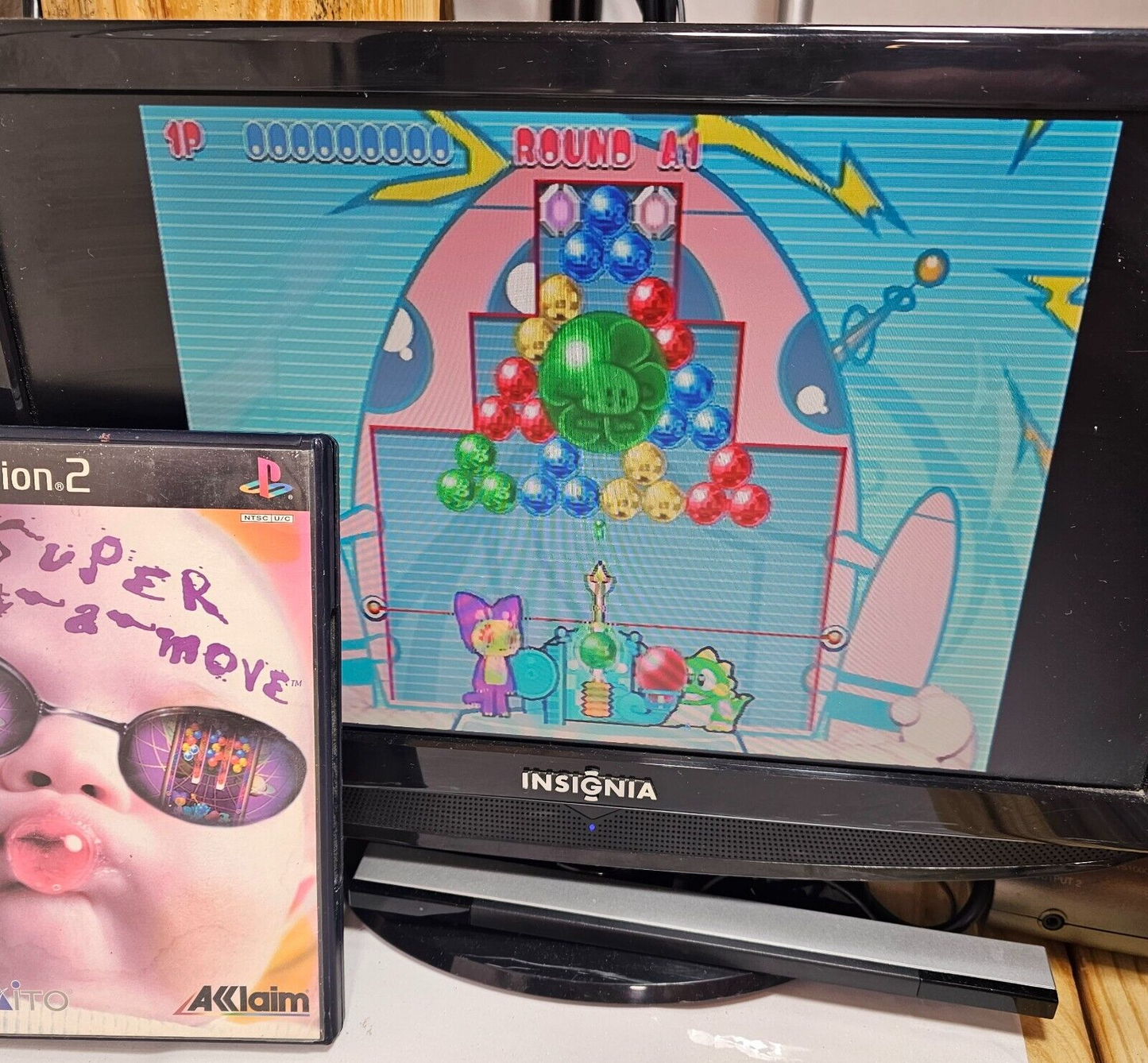 Super Bust-A-Move (PlayStation 2, 2000) Game Case Manual Registration - Tested