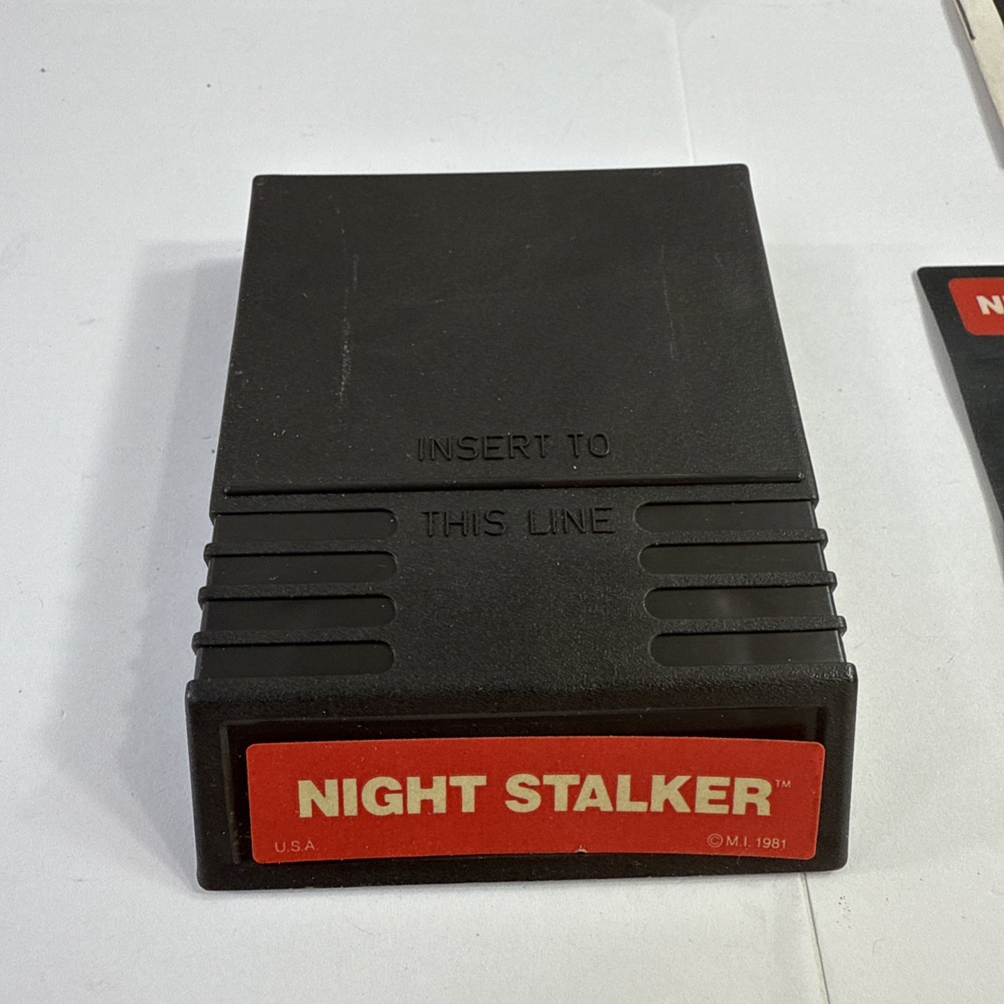 Night Stalker (Intellivision, 1982) Game Case Manual Overlays - Tested