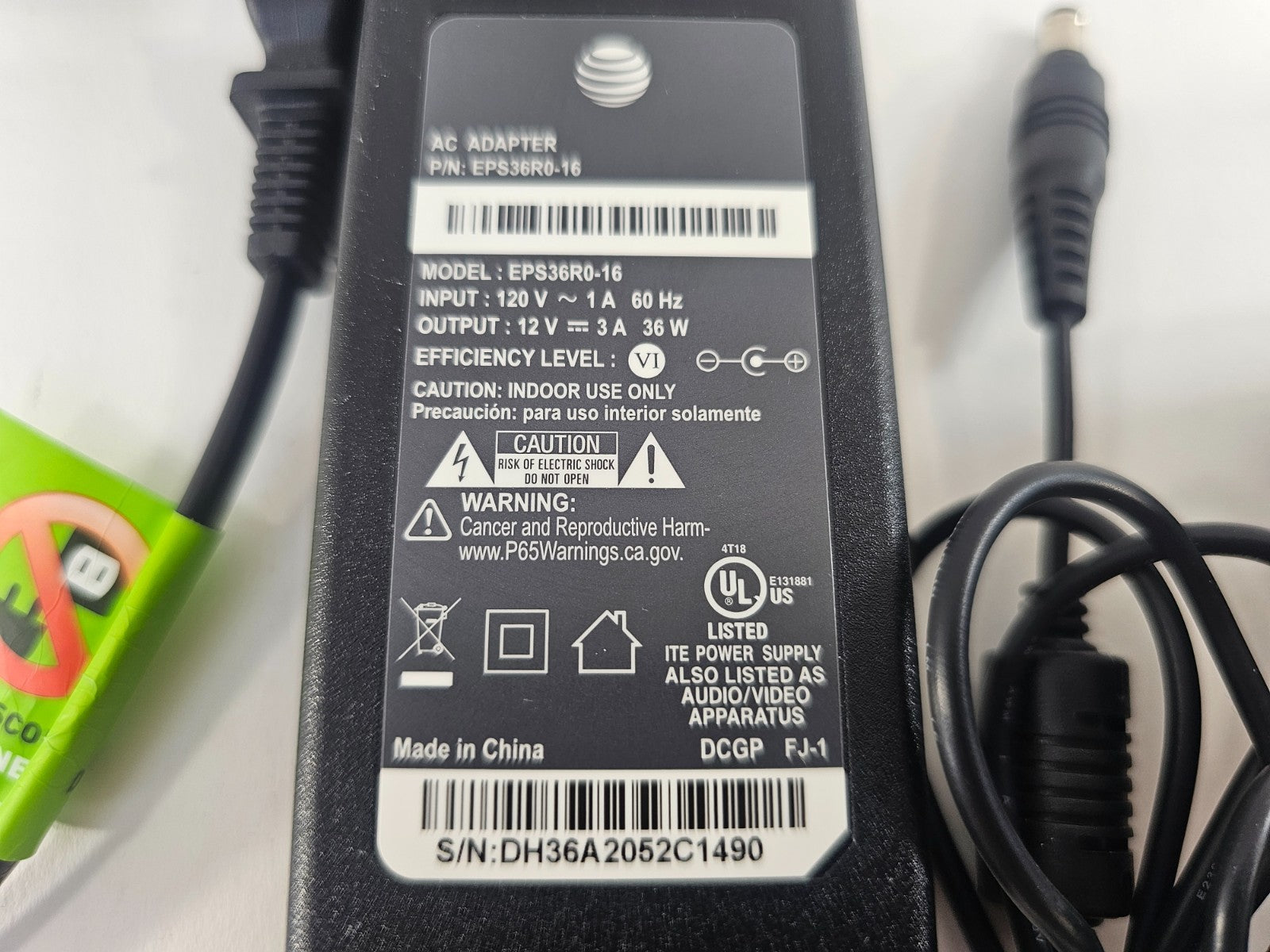 AT&T Arris BGW210-700 Broadband Gateway WiFi Modem Router with Adapter