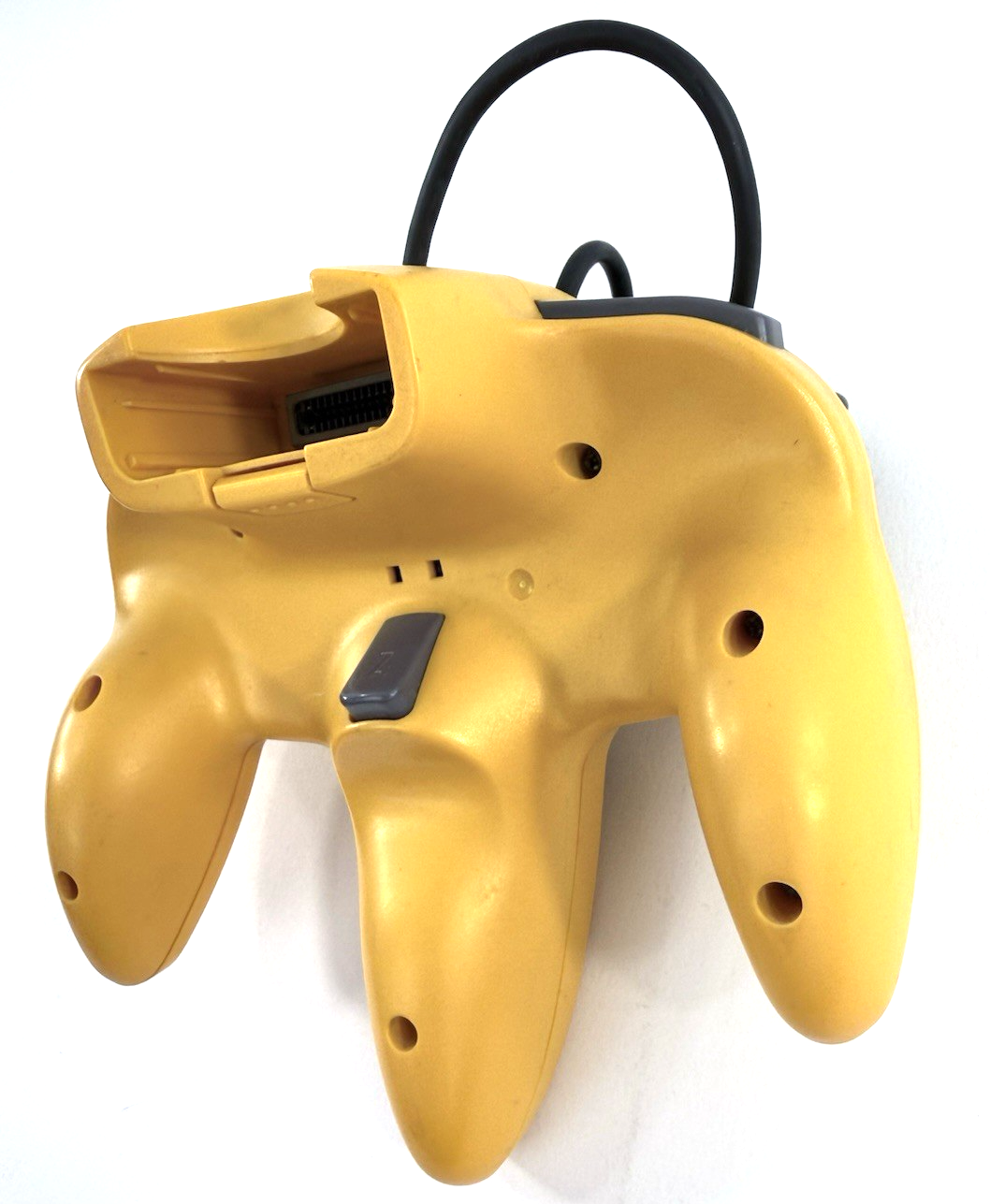 Nintendo 64 NUS-005 Solid Yellow Controller - Tested and Working