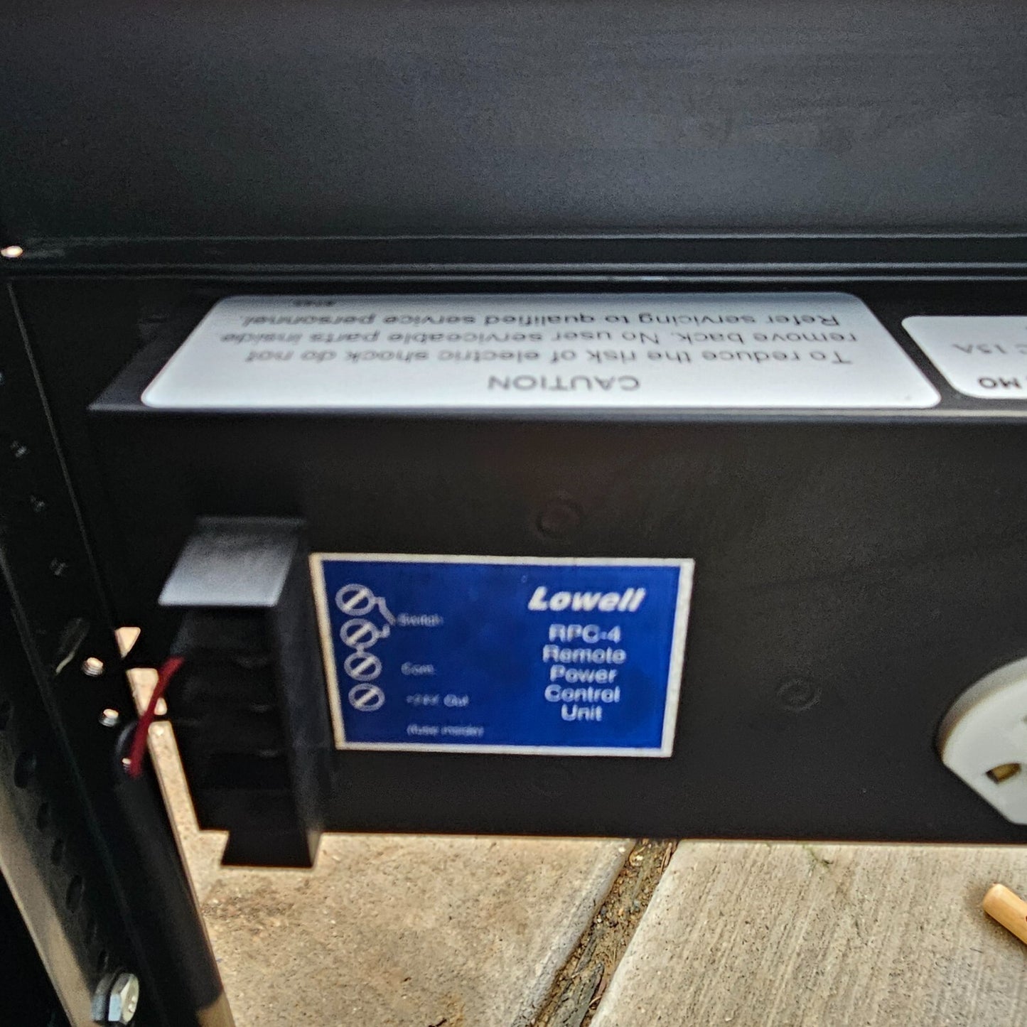 Stage Front Presentation Systems Custom Mounted Audio/Video Cabinet - Read