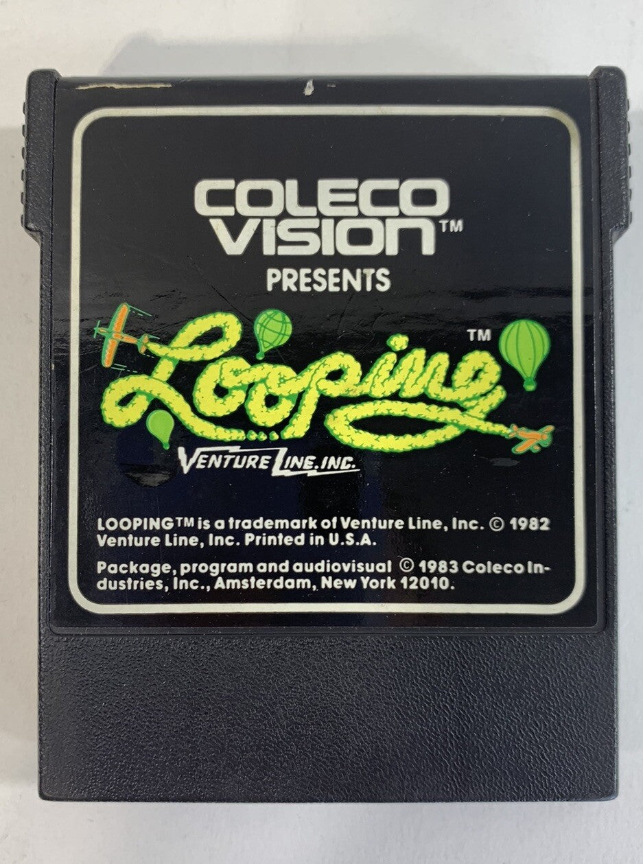 Looping (Colecovision, 1983) Authentic Game Cartridge