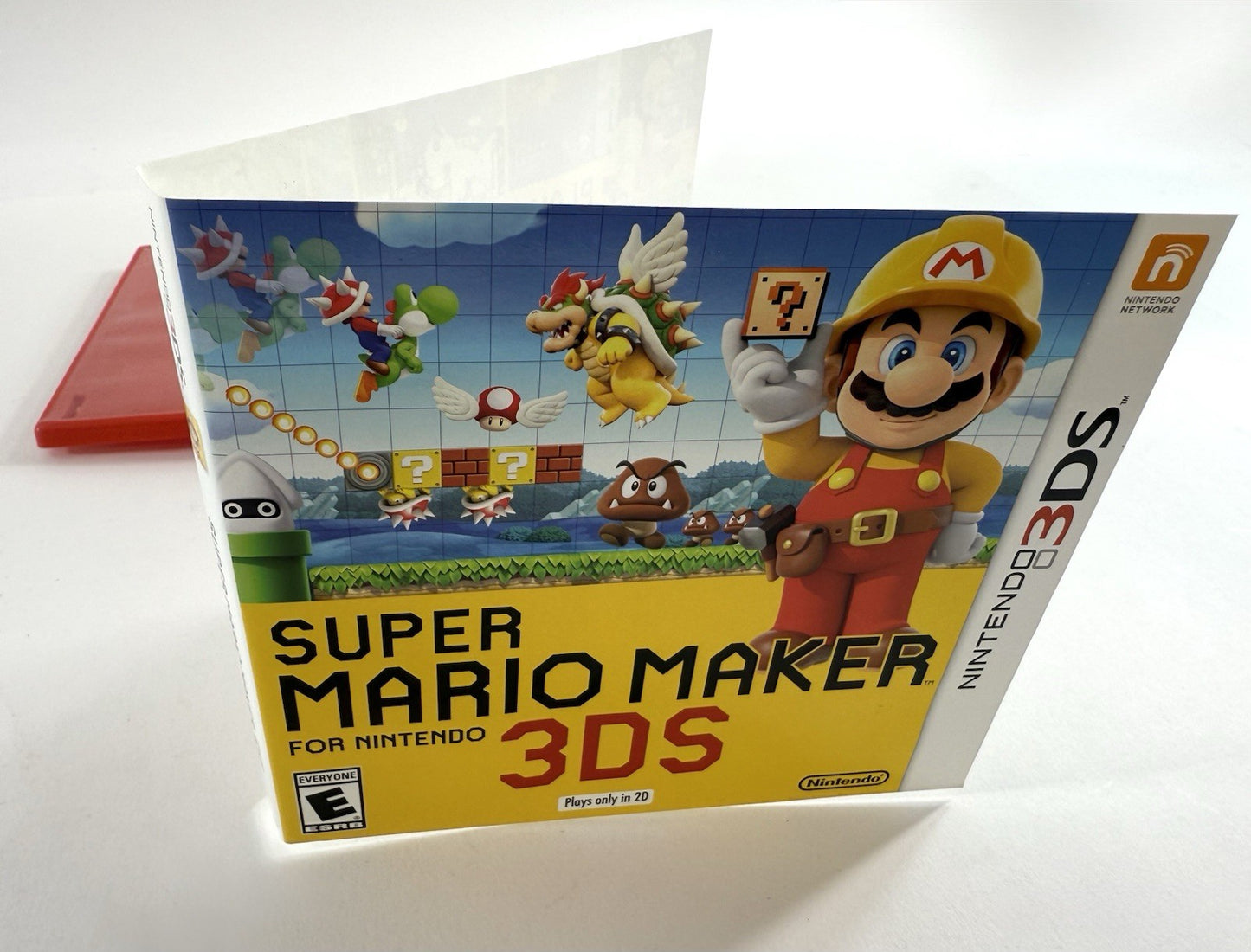 Super Mario Maker (Nintendo 3DS, 2016) Replacement Case and Cover Art Only