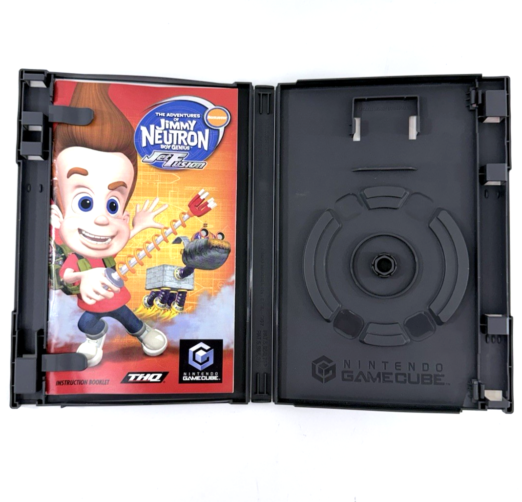 Jimmy Neutron: Boy Genius Jet Fusion GameCube Case, Manual and Insert Only