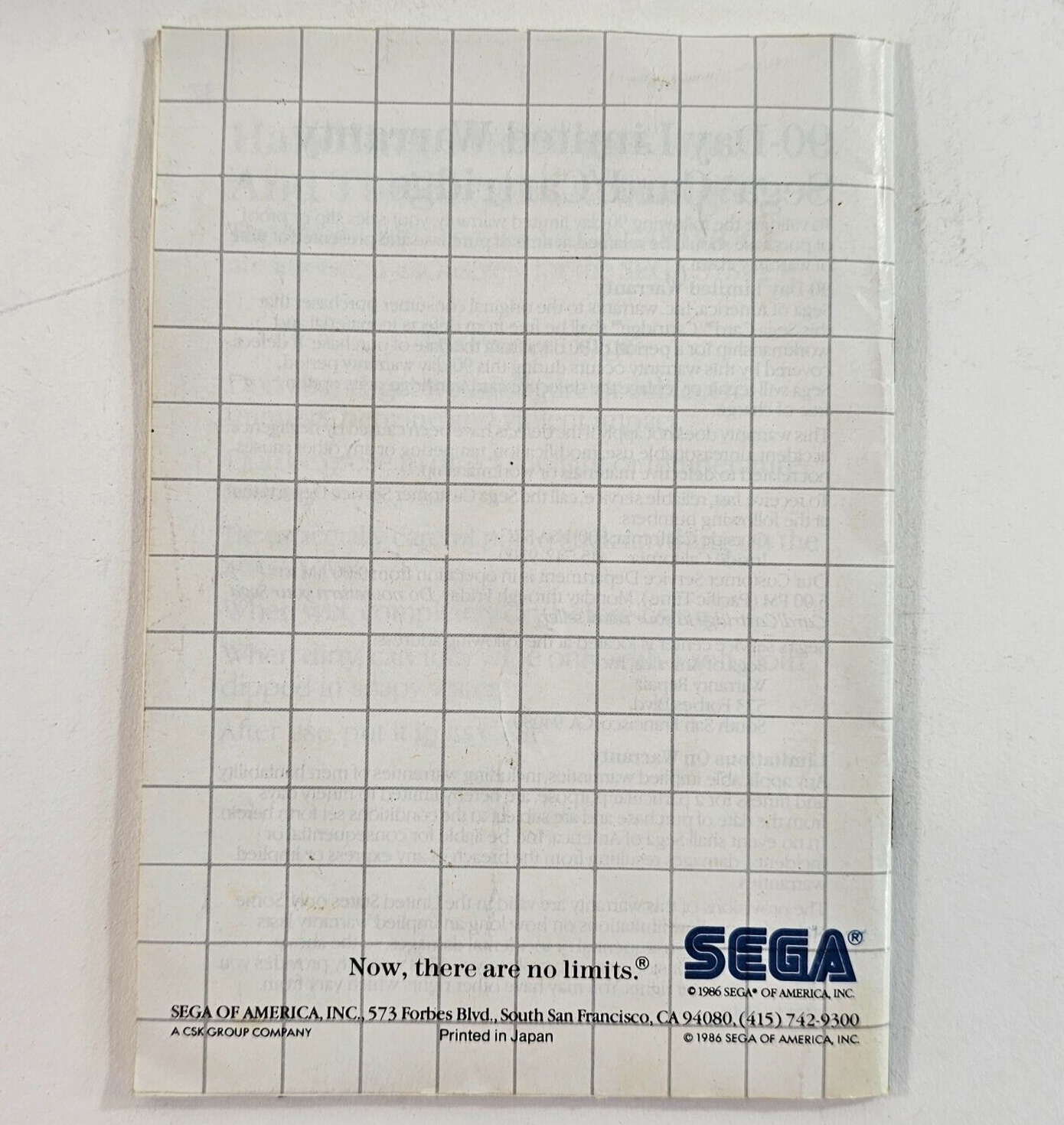 F-16 Fighting Falcon (Sega Master System, 1986) Game Card, Case, Manual - Tested