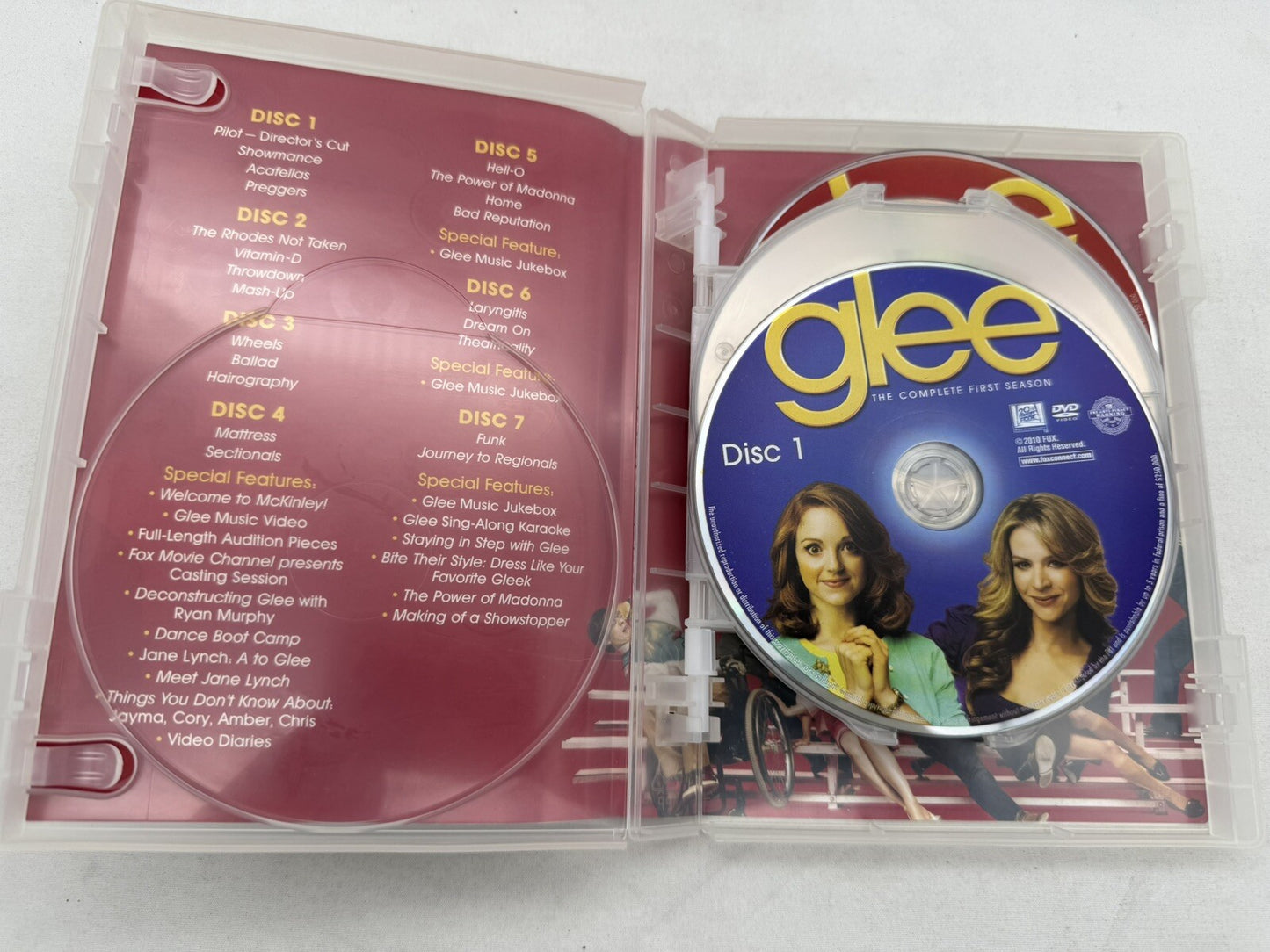 Glee: The Complete First Season (DVD, 2010, Gleek Edition) Tested and Working