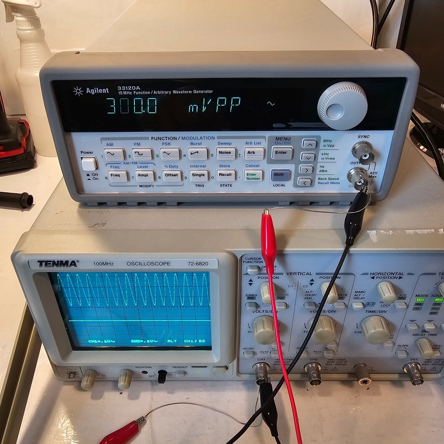Agilent 33120A 15 MHz Function Arbitrary Waveform Generator - Verified Accurate