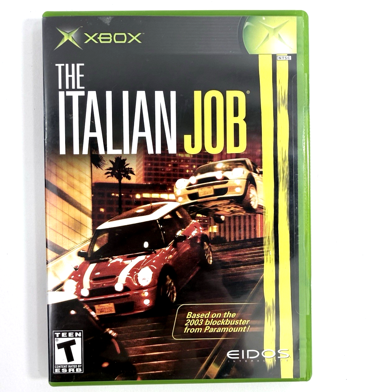 The Italian Job (Microsoft Xbox, 2003) Game and Case - Tested and Working