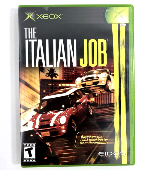 The Italian Job (Microsoft Xbox, 2003) Game and Case - Tested and Working