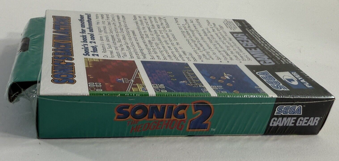 Sonic the Hedgehog 2 (Sega Game Gear, 1992) New, Factory Sealed