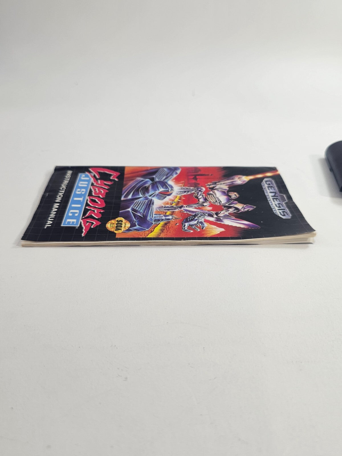 Cyborg Justice (Sega Genesis, 1993) Game and Manual - Tested and Working