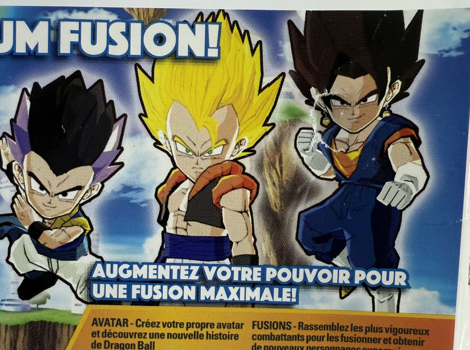 Dragon Ball Fusions (Nintendo 3DS) Original Case Inserts & Manual - No Game