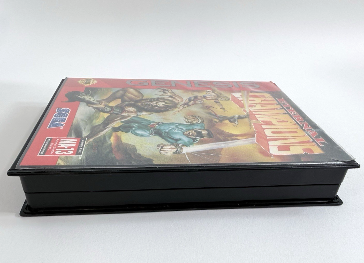 Eternal Champions (Sega Genesis, 1993) Game, Case, Manual, Insert - Tested
