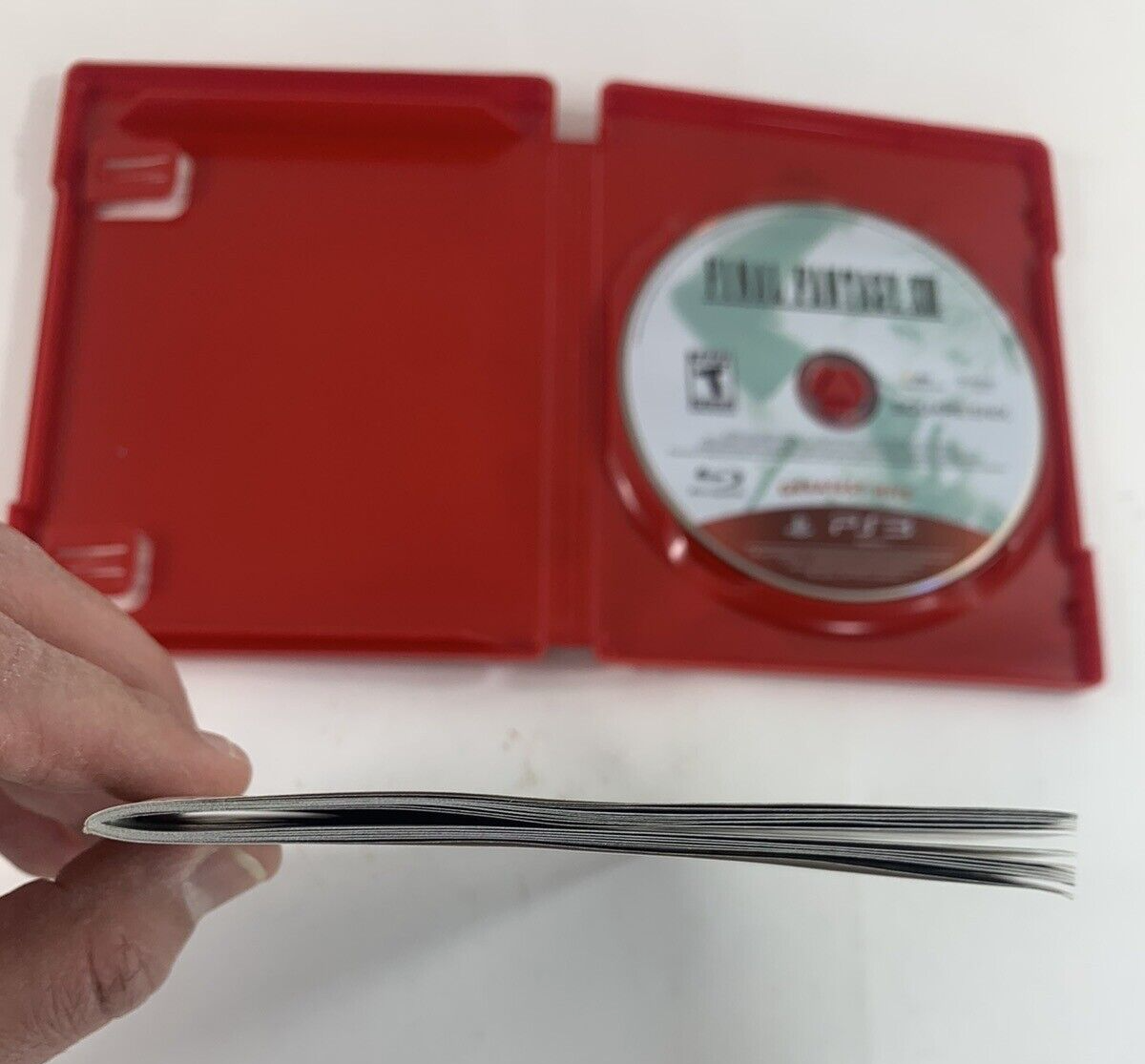 Final Fantasy XIII (Sony PlayStation 3, 2010) Game Case Manual - Tested