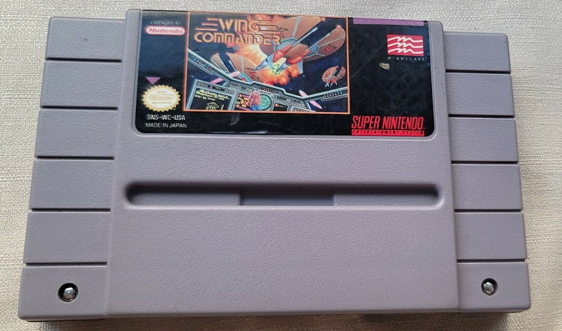 Wing Commander (Super Nintendo Entertainment System, 1992) TESTED