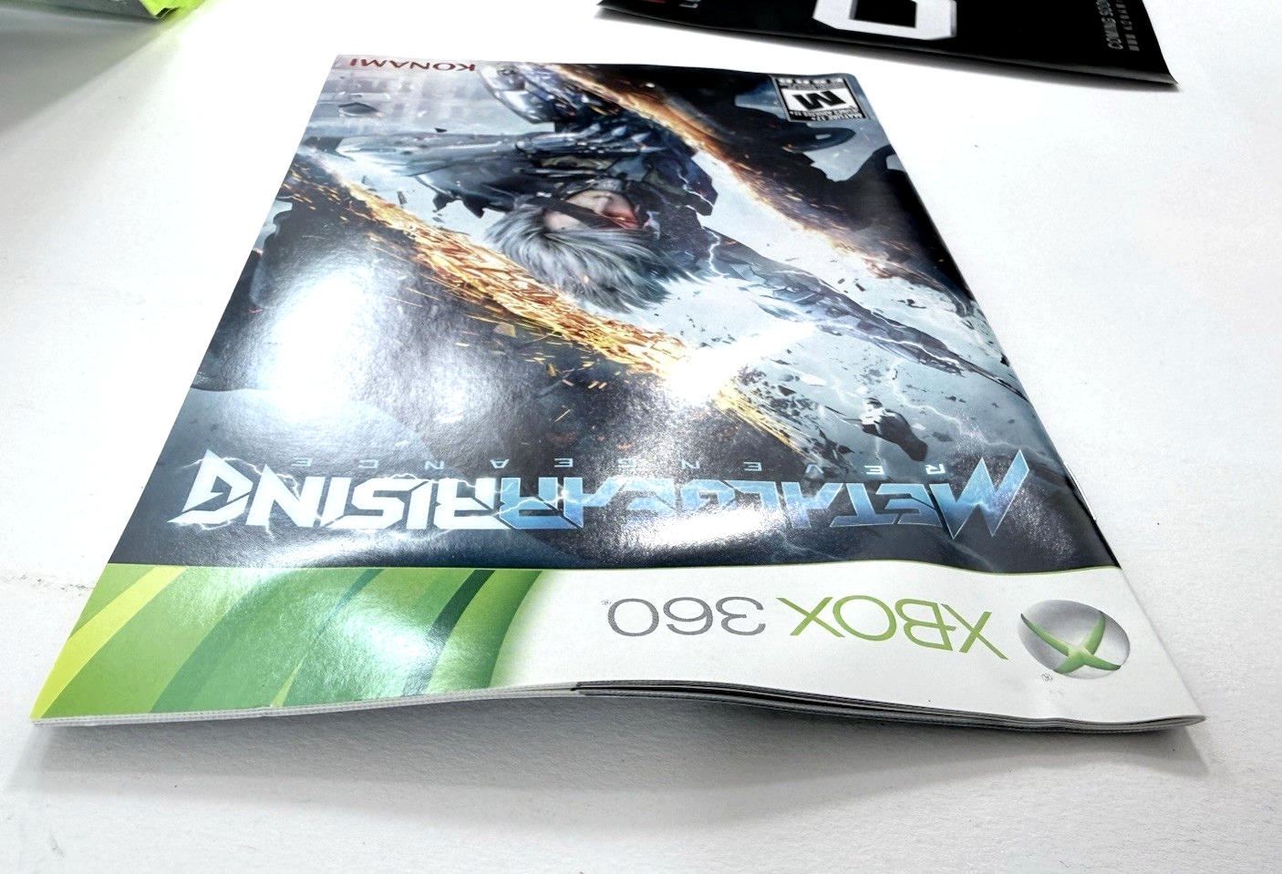 Metal Gear Rising: Revengeance (Xbox 360, 2013) Game Case Manual Insert - Tested