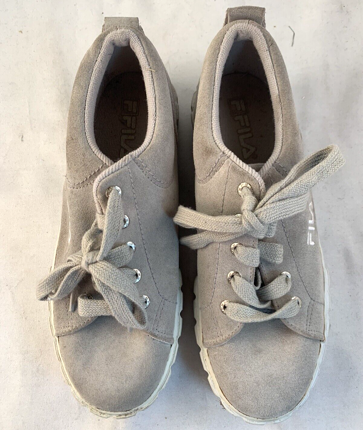 Fila Sandblast Sneakers Hush Violet Platform Size 8.5 Chunky Thick Tread